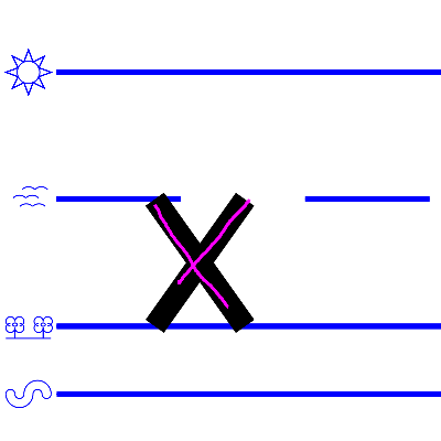 lower case x